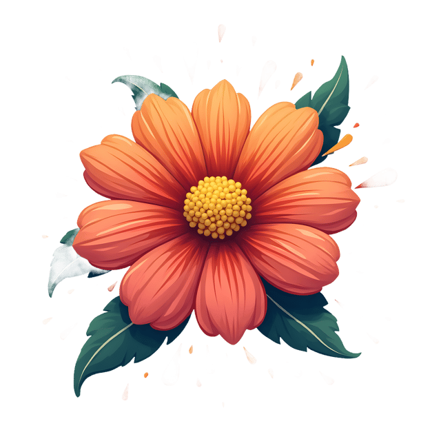 Free transparent PNG: Boho Flower Splash  Artistic Design Clipart, free png download