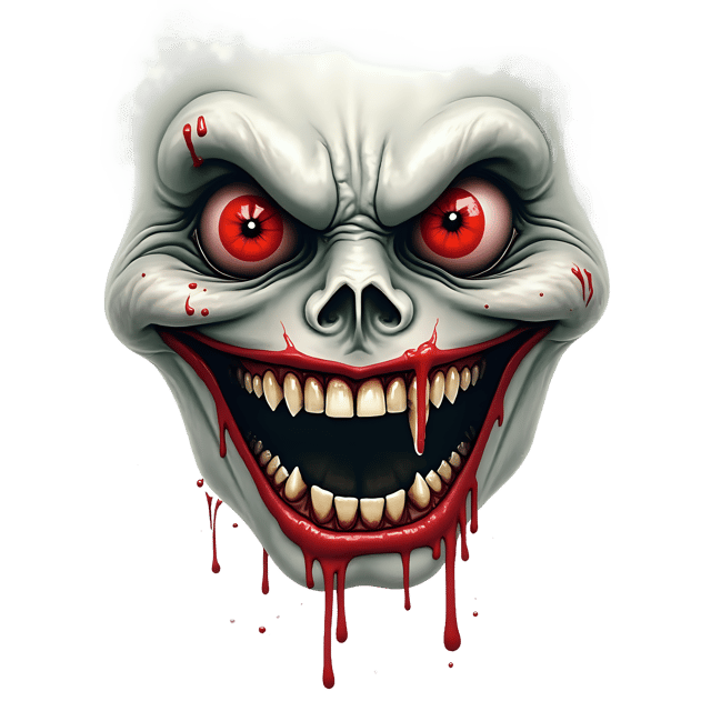 Free transparent PNG: Ghoul Face  Spooky Clipart, free downloadable png