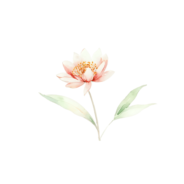 Free transparent PNG: Bohemian Flower Accent - Watercolor Style Transparent PNG Illustration