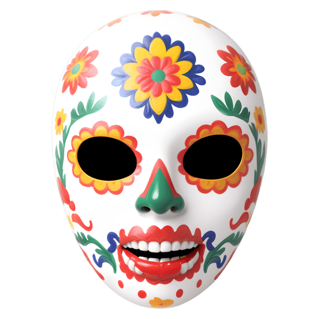 Free transparent PNG: Mexican Folk Mask PNG Transparent Background Design
