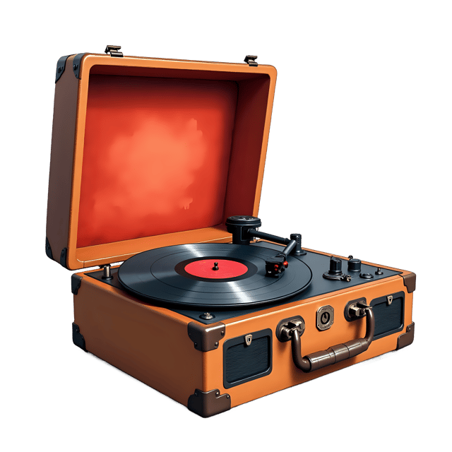 Free transparent PNG: Vintage Cartoon Record Player PNG Clipart  Perfect for Retro Design  Nostalgic Themes