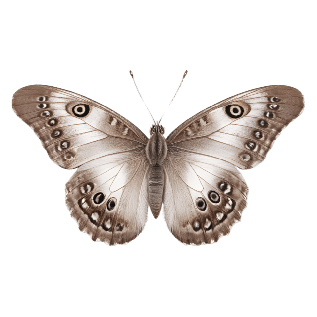 Free transparent PNG: Northern Pearly-eye Butterfly PNG Transparent Background