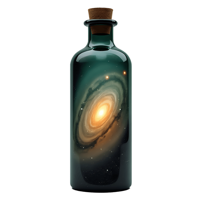Free transparent PNG: Galaxy in a Bottle PNG Clipart  Perfect for Space Themed Designs  Projects
