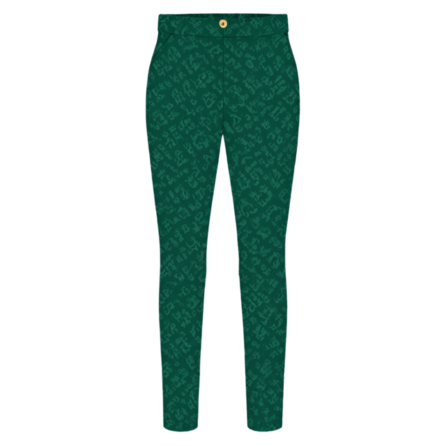 Free transparent PNG: Patterned Green Clipart Trousers PNG with Transparent Background for Fashion Design and Crafts