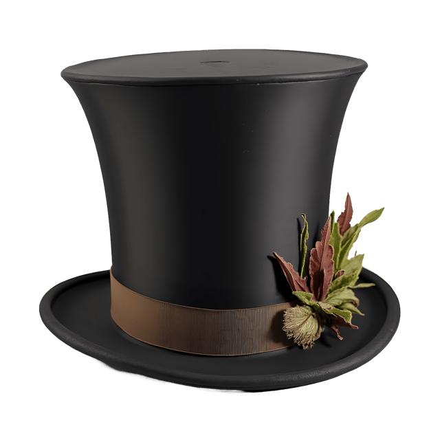 Free transparent PNG: Victorian Top Hat PNG Clipart  Perfect for Historical Themes, Events  Crafts