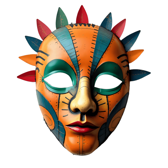 Free transparent PNG: Recycled Material Mask PNG with Transparent Background