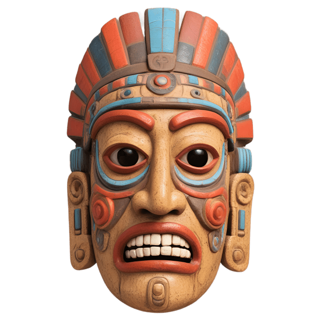Free transparent PNG: Mayan Mask PNG with Transparent Background for Art and Design