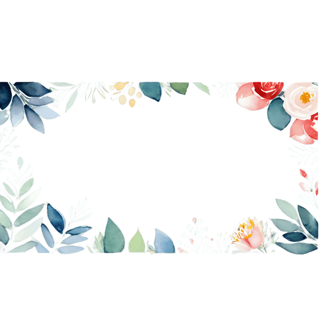 Free transparent PNG: Watercolor Faded Edge Ornament PNG – Transparent Watercolor Illustration