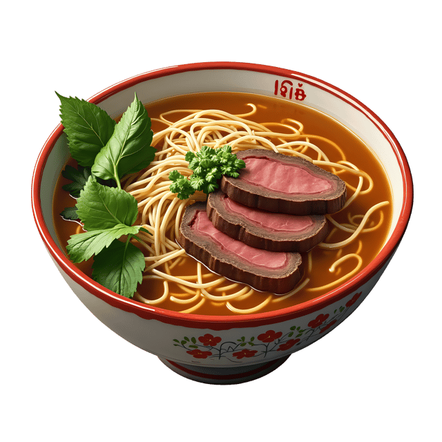 Free transparent PNG: Pho Noodle Soup with Beef Slices  Vietnamese Cuisine Clipart, free transparent png download
