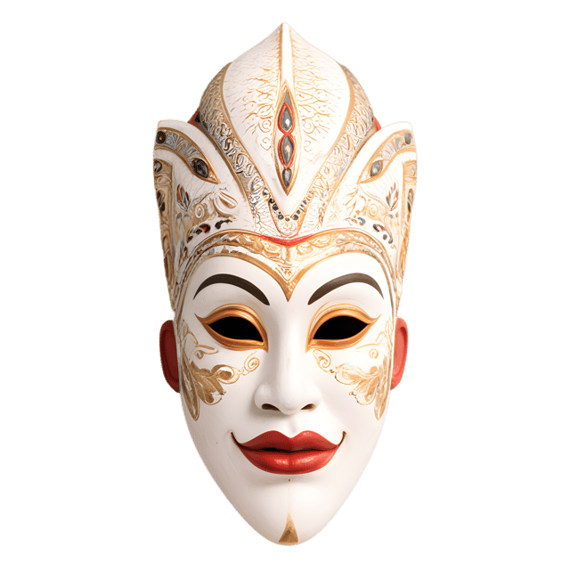 Free transparent PNG: Indonesian Mask Transparent PNG for Art and Decor