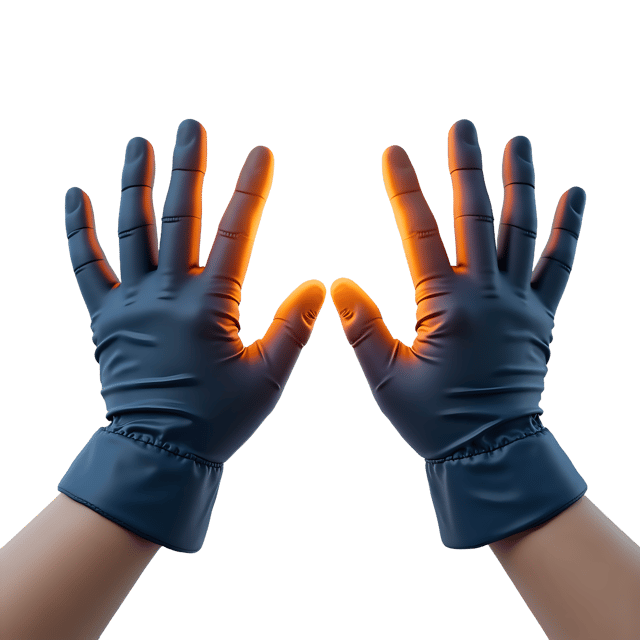 Free transparent PNG: Glowing Gloves Transparent PNG for Unique and Creative Visuals