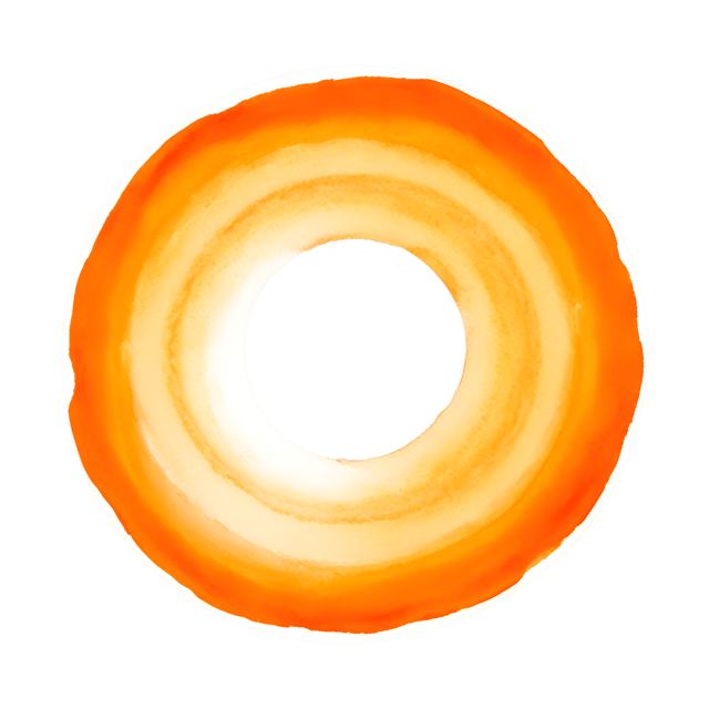 Free transparent PNG: Bright Highlighted Orange Circle PNG with Transparent Background
