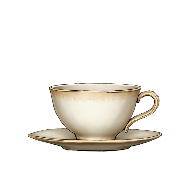 Free transparent PNG: Minimalist Tea Cup PNG  Perfect for Modern Design, Crafts  Decor