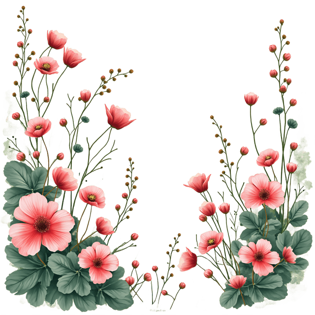 Free transparent PNG: Chinoiserie Garden Scene  Floral Design Clipart, free downloadable png