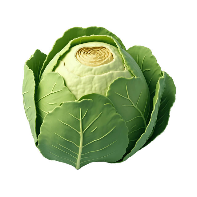 Free transparent PNG: Cabbage PNG Clipart  Perfect for Vegetable Designs  Educational Materials