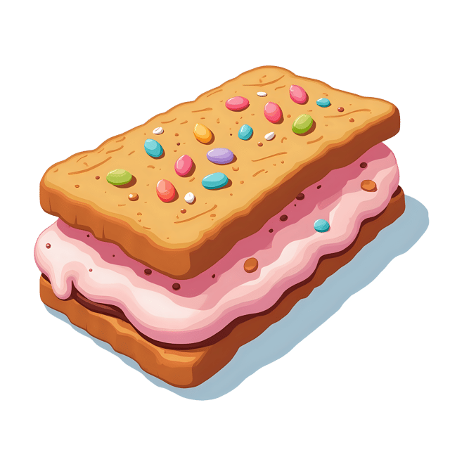 Free transparent PNG: Ice Cream Sandwich  Dessert Clipart, free transparent png download