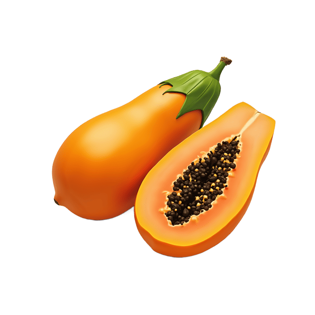 Free transparent PNG: Papaya PNG Clipart  Ideal for Tropical Themes, Food Design  Decor