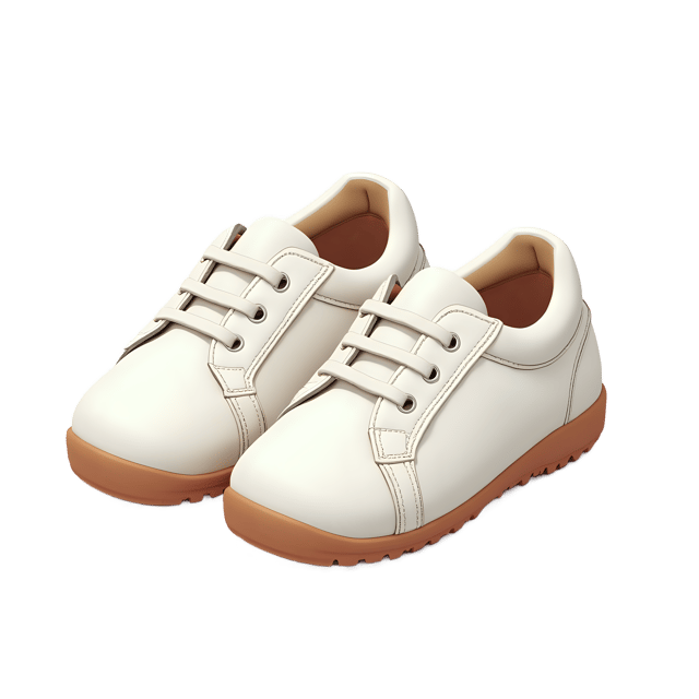 Free transparent PNG: White Sneakers PNG with Soft Leather Upper and Rubber Sole for Classic Footwear Imagery