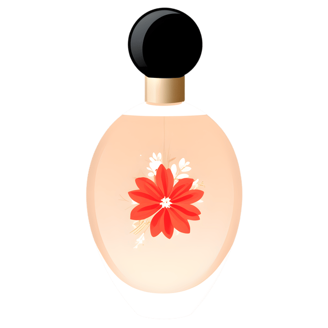 Free transparent PNG: Floral Perfume PNG with Transparent Background for Aesthetic Design Projects