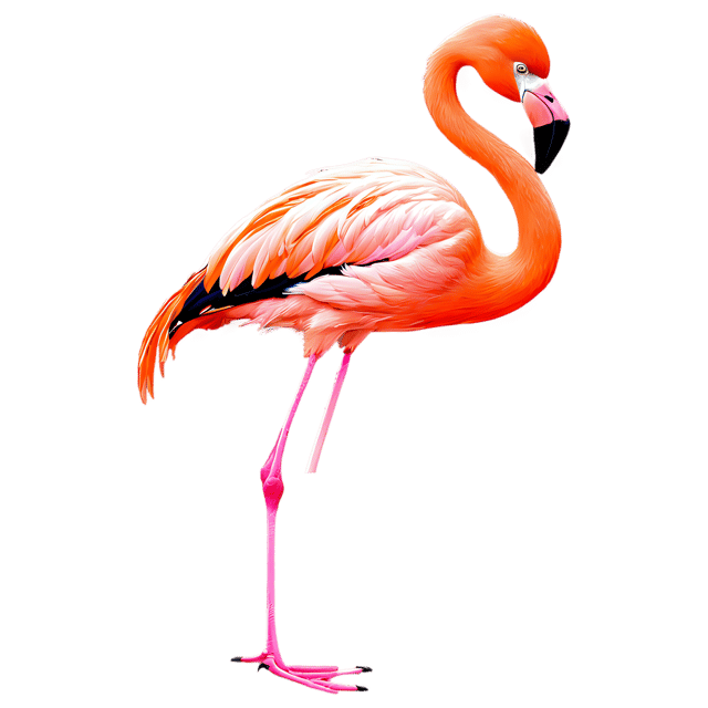 Free transparent PNG: Cute Cartoon Flamingo Illustration for Nursery Decor and Kids' Projects