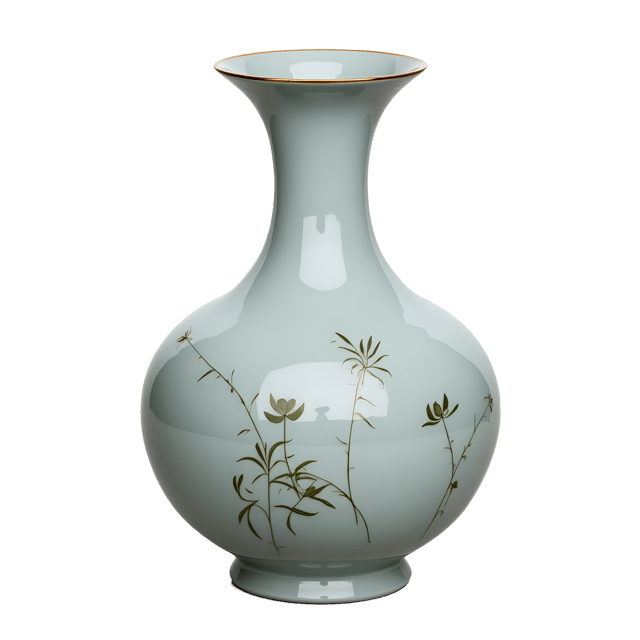 Free transparent PNG: Delicate Antique China Vase PNG with Transparent Background