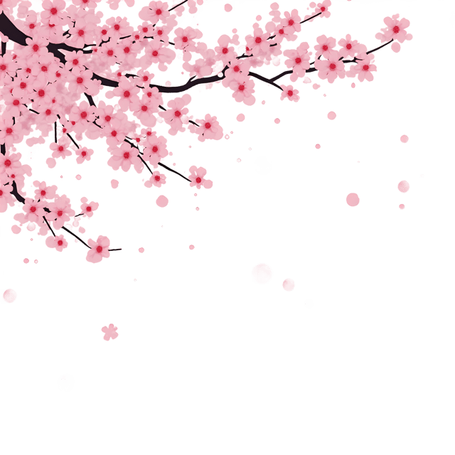 Free transparent PNG: Pink Cherry Blossom PNG with Transparent Background for Floral Design and Art