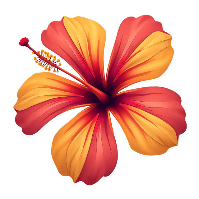 Free transparent PNG: Tropical Hibiscus  Vibrant Flower PNG, Free Download