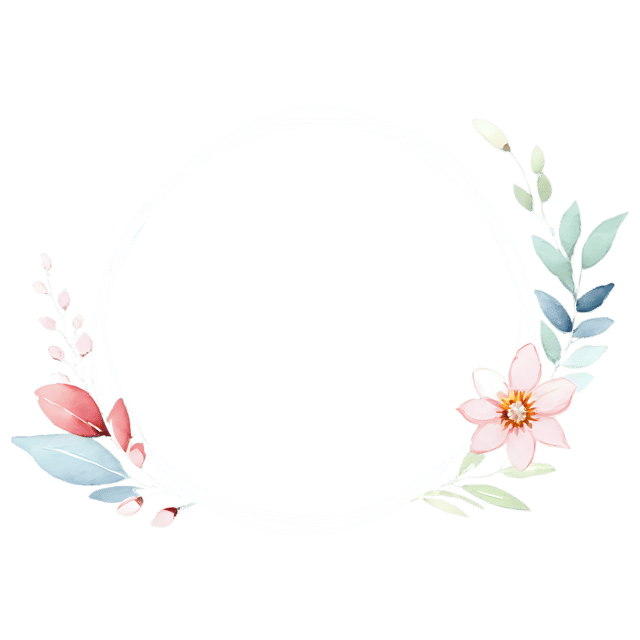 Free transparent PNG: Boho Flower Accent Design Element – Gentle Watercolor Illustration Transparent PNG