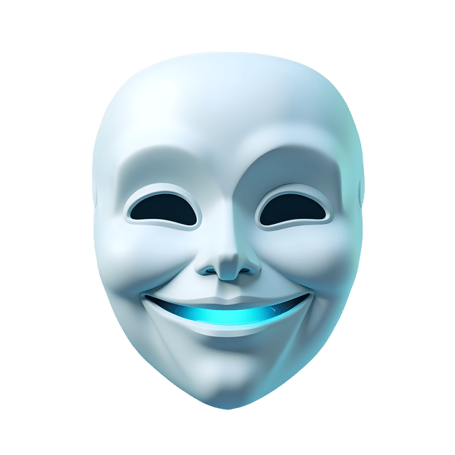 Free transparent PNG: Smooth Mask  Glowing Mouth Slit Design, free png download