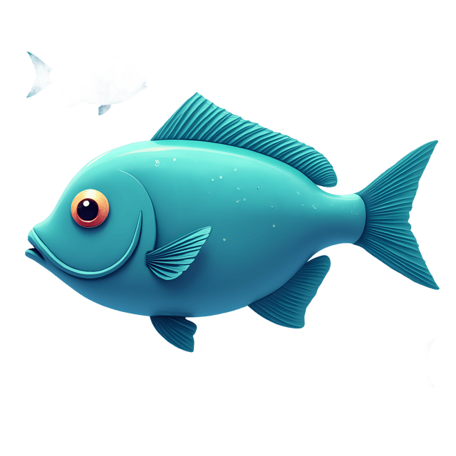 Free transparent PNG: Tropical Fish PNG with Crystal-Clear Turquoise Water