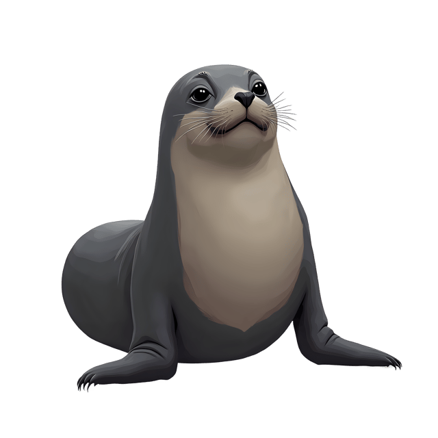 Free transparent PNG: Seal PNG Clipart  Ideal for Animal Projects, Education  Decor