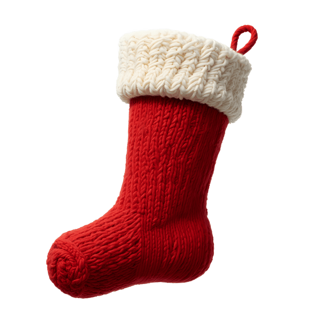 Free transparent PNG: Knitted Christmas Stocking PNG Clipart  Perfect for Holiday Crafts  Decor