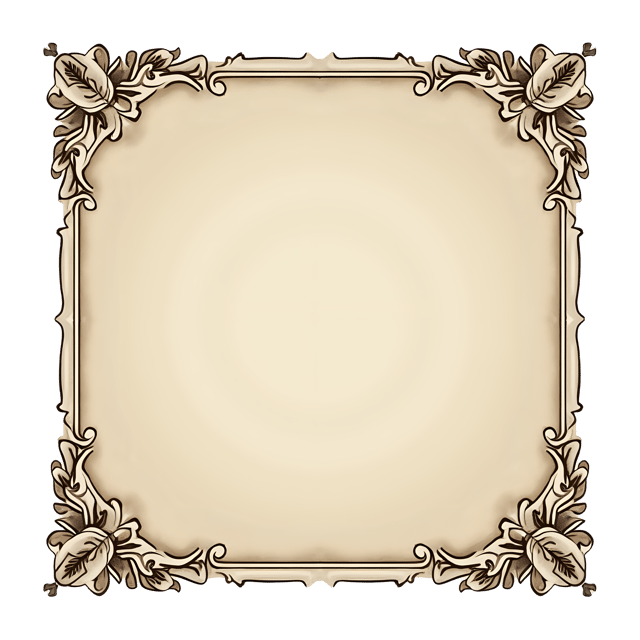 Free transparent PNG: Vintage Square Shape PNG Clipart  Ideal for Retro Design Projects  Decor
