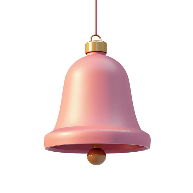 Free transparent PNG: Mini Bell Ornament  Christmas Clipart with Soft Shimmer Png, Free Download