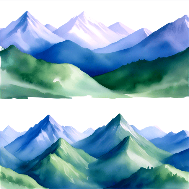 Free transparent PNG: Misty Mountain PNG with Transparent Background for Nature Art and Design