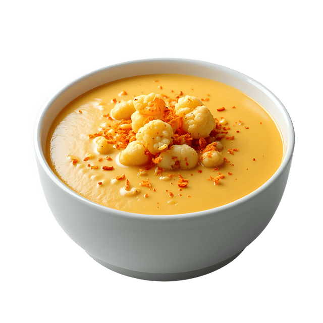 Free transparent PNG: Cauliflower Cheese Soup with Cheddar Topping  Recipe Clipart, free png download