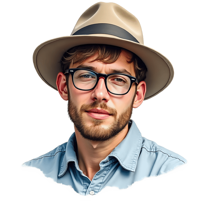 Free transparent PNG: Glasses and Hat PNG Portrait with Transparent Background