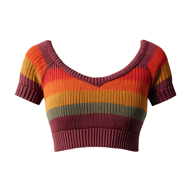 Free transparent PNG: Knitted Crop Top PNG Clipart  Perfect for Fashion Design  Crafting
