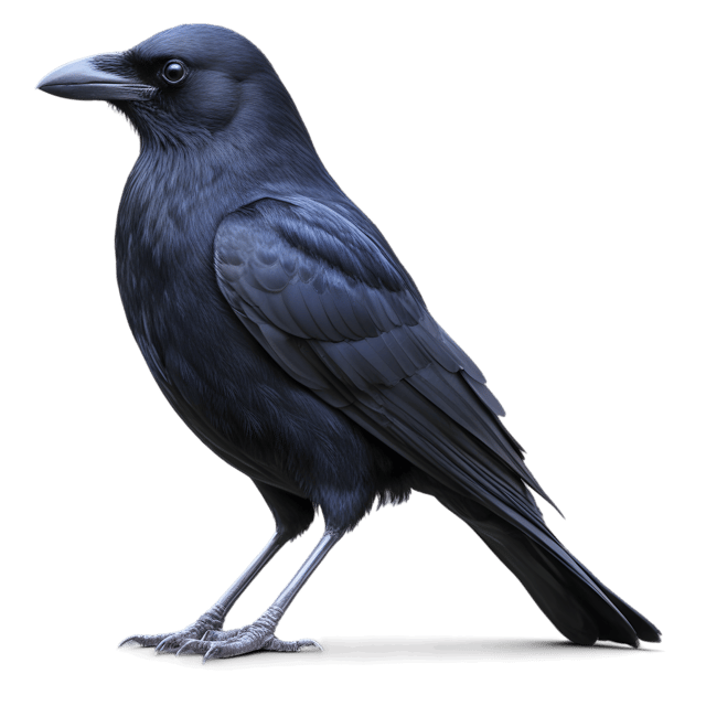 Free transparent PNG: Crow Bird PNG with Transparent Background for Nature and Artistic Design
