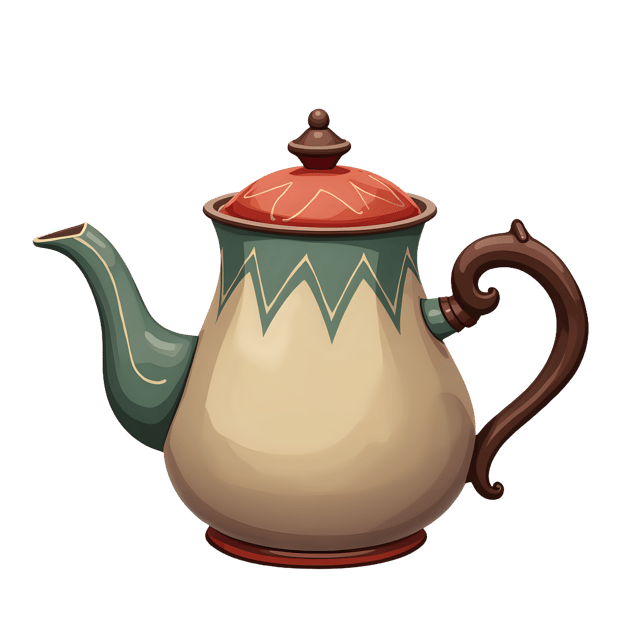 Free transparent PNG: Vintage Cartoon Teapot PNG Clipart  Perfect for Retro Design Projects  Decor