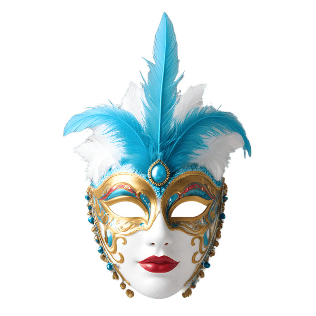 Free transparent PNG: Brazilian Carnival Mask Transparent PNG