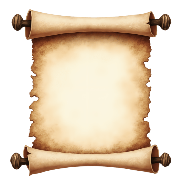 Free transparent PNG: Scroll with Bold Runes and Shadowy Trim  Medieval Clipart, free downloadable png
