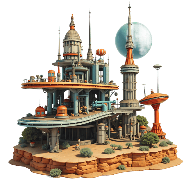 Free transparent PNG: Space Station Diorama PNG Clipart  Perfect for Model Building  Educational Projects