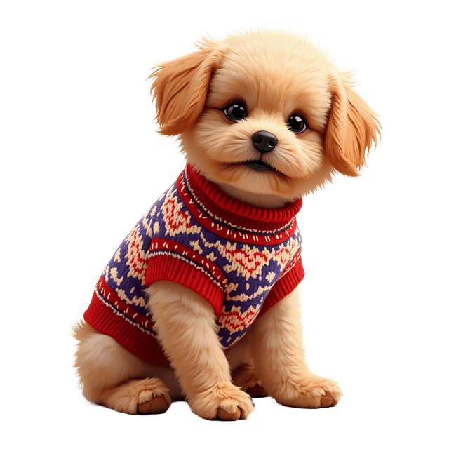 Free transparent PNG: Knitted Pet Sweater PNG  Cozy Animal Clothing for Crafts  Designs