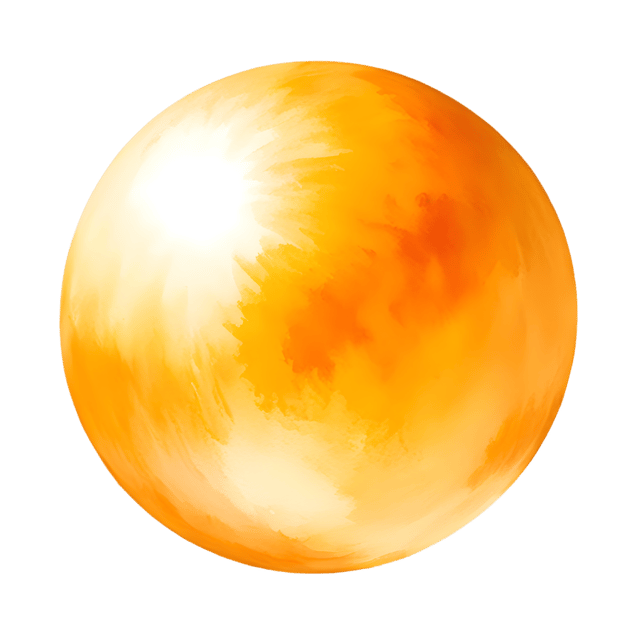 Free transparent PNG: Golden Ball Against Transparent Sky PNG Design for Modern and Minimalist Imagery