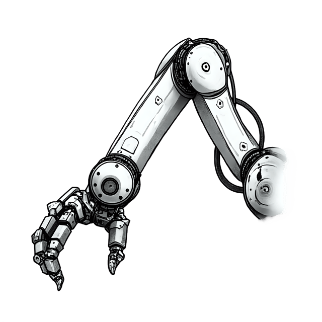 Free transparent PNG: Robot Arm with Tool  Automation Clipart, free downloadable png