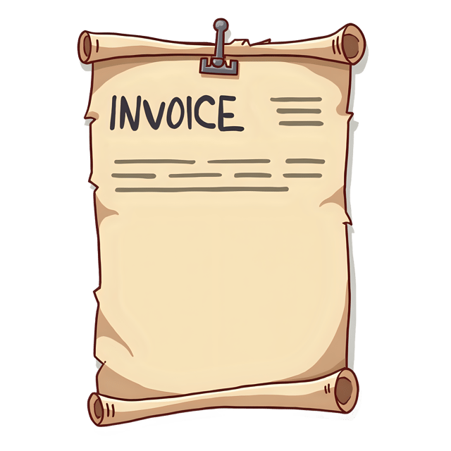 Free transparent PNG: Vintage Ephemera Invoice Page  Historical Document Clipart, free transparent png download