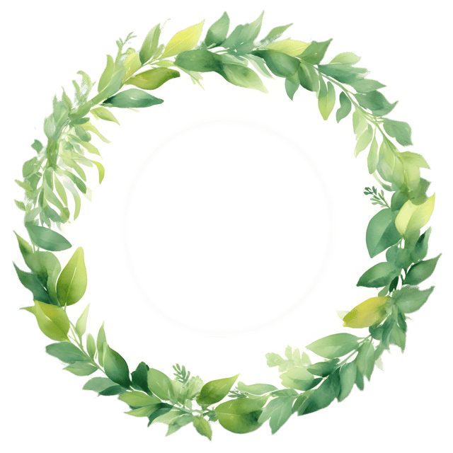 Free transparent PNG: Lush Greenery and Golden Sunlight Ring PNG Background