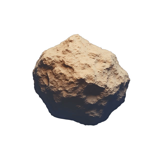 Free transparent PNG: Asteroid Rock Chunk  Space Clipart, free transparent png download