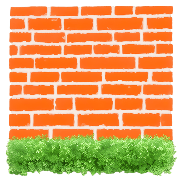 Free transparent PNG: Old Brick Wall with Moss PNG Transparent Background